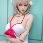 170cm 5ft6 Pink Hair Short Skirt Pure Sex Dolls Love Dolls Female Sex Robots