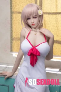 170cm 5ft6 Pink Hair Short Skirt Pure Sex Dolls Love Dolls Female Sex Robots