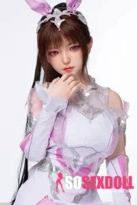 170cm 5ft6 Pink Rabbit Ear Outfit Sex Dolls Beautiful Sex Dolls Best Love Dolls