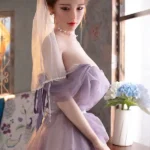 170cm 5ft6 Purple Bridal Gown Cute Sex Dolls Love Dolls Female Sex Robots