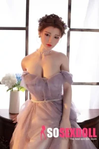 170cm 5ft6 Purple Bridal Gown Cute Sex Dolls Love Dolls Female Sex Robots