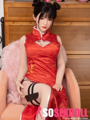 170cm 5ft6 Red Dress Big Breasted Sex Dolls Life Sex Dolls Adult Sex Toys
