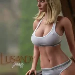 170cm 5ft6 Silicone Plump Breast Toned Body Blonde Sex Doll #Joan