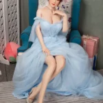 170cm 5ft6 Strapless Dress Big Breast Sex Dolls Life Dolls Video Game Sex Dolls