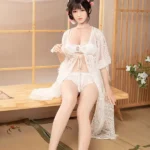 170cm 5ft6 White Lace Coat Big Breast Sex Dolls Sex Toys High Quality Sex Dolls