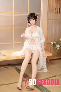 170cm 5ft6 White Lace Coat Big Breast Sex Dolls Sex Toys High Quality Sex Dolls
