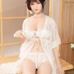 170cm 5ft6 White Lace Coat Big Breast Sex Dolls Sex Toys High Quality Sex Dolls