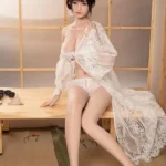 170cm 5ft6 White Lace Coat Big Breast Sex Dolls Sex Toys High Quality Sex Dolls