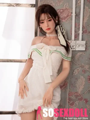 170cm 5ft6 White Strapless Short Dress Sex Dolls Fantasy Sex Dolls Silicone Sex Toys