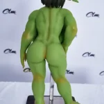 72cm 2ft4 Silicone Forest Elf Green Skin Huge Breasts Sex Doll