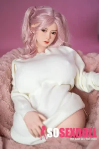 75cm 2ft5 Pink Double Ponytail Torso Sex Dolls Love Dolls Female Sex Robots