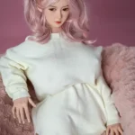 75cm 2ft5 Pink Double Ponytail Torso Sex Dolls Love Dolls Female Sex Robots