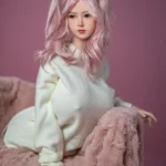 75cm 2ft5 Pink Double Ponytail Torso Sex Dolls Love Dolls Female Sex Robots