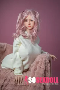 75cm 2ft5 Pink Double Ponytail Torso Sex Dolls Love Dolls Female Sex Robots