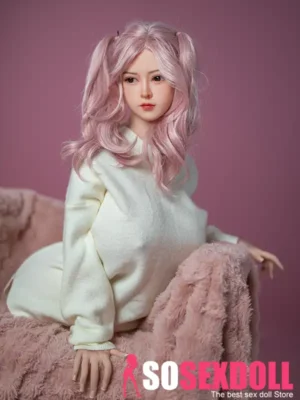 75cm 2ft5 Pink Double Ponytail Torso Sex Dolls Love Dolls Female Sex Robots