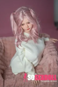 75cm 2ft5 Pink Double Ponytail Torso Sex Dolls Love Dolls Female Sex Robots