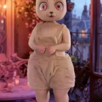 92cm 3ft Silicone Petite Breast Bear Fluffy Ears Sex Doll