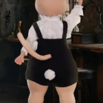 92cm 3ft Silicone Petite Breast Bear Fluffy Ears Sex Doll