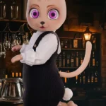 92cm 3ft Silicone Petite Breast Bear Fluffy Ears Sex Doll