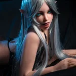 150cm 4ft9 Silver Haired Seductive Sex Dolls E Cup