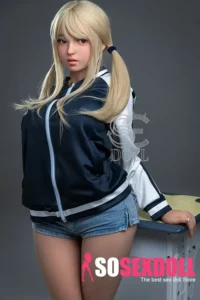 151cm 5ft1 Blonde Cute Sexy TPE Sex Dolls H Cup