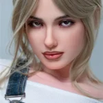 Silicone Cute Blonde Fair Skin Sex Doll H Cup
