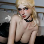162cm 5ft3 Silicone J Cup Breast Thick Hips Blonde Sex Doll #LD019 Head