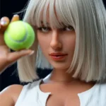 Silikone Sporty Tennis Girl Sekspop E Cup