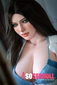 Silicone Brunette Busty Hot Sex Doll F Cup