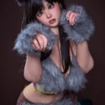 Asian Cat Girl Furry Lingerie Sex Doll F Cup