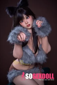 Asian Cat Girl Furry Lingerie Sex Doll F Cup