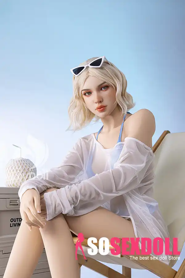 Poupée sexuelle en silicone de 166 cm, 5 m, bonnet C, poitrine en forme de sablier, en stock (États-Unis uniquement)