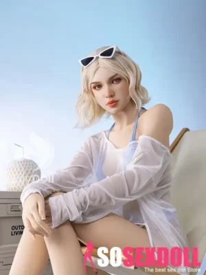 166cm 5ft4 Silicone C Cup Breast Hourglass Figure Sex Doll in Stock （US Only)