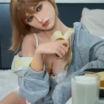 Silikone Blonde Casual Girlfriend Sekspop E Cup