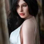 Silicone Exotic Goddess White Robe Sex Doll E Cup