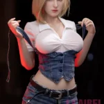 167cm 5ft5 Silicone Heavy Breast Hourglass Shape Sex Doll #AB12 Head