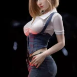 167cm 5ft5 Silicone Heavy Breast Hourglass Shape Sex Doll #AB12 Head