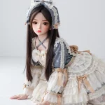 Anime Lolita Style Mini Sex Doll Black Hair