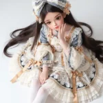 Anime Lolita Style Mini Sex Doll Black Hair
