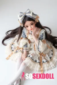Anime Lolita Style Mini Sex Doll Black Hair
