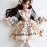 Anime Lolita Style Mini Sex Doll Black Hair
