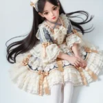Anime Lolita Style Mini Sex Doll Black Hair