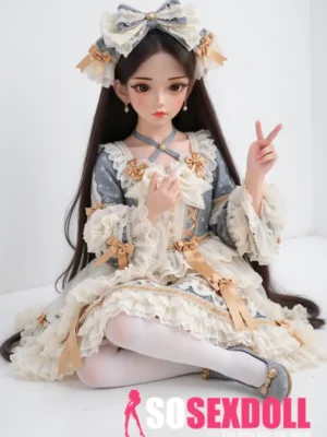 Anime Lolita Style Mini Sex Doll Black Hair