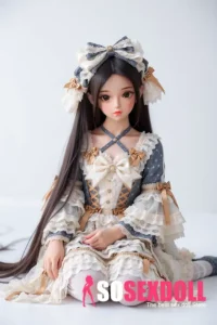 Anime Lolita Style Mini Sex Doll Black Hair