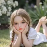 TPE Innocent Garden Girl Cute Sex Doll