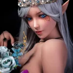 150cm 4ft9 TPE Elf Queen Realistic Dolls Moon Necklace Sexy Fantasy Dolls E Cup
