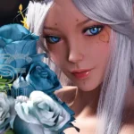 150cm 4ft9 TPE Elf Queen Realistic Dolls Moon Necklace Sexy Fantasy Dolls E Cup