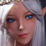 150cm 4ft9 TPE Elf Queen Realistic Dolls Moon Necklace Sexy Fantasy Dolls E Cup