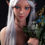 150cm 4ft9 TPE Elf Queen Realistic Dolls Moon Necklace Sexy Fantasy Dolls E Cup