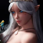 150cm 4ft9 TPE Elf Queen Realistic Dolls Moon Necklace Sexy Fantasy Dolls E Cup